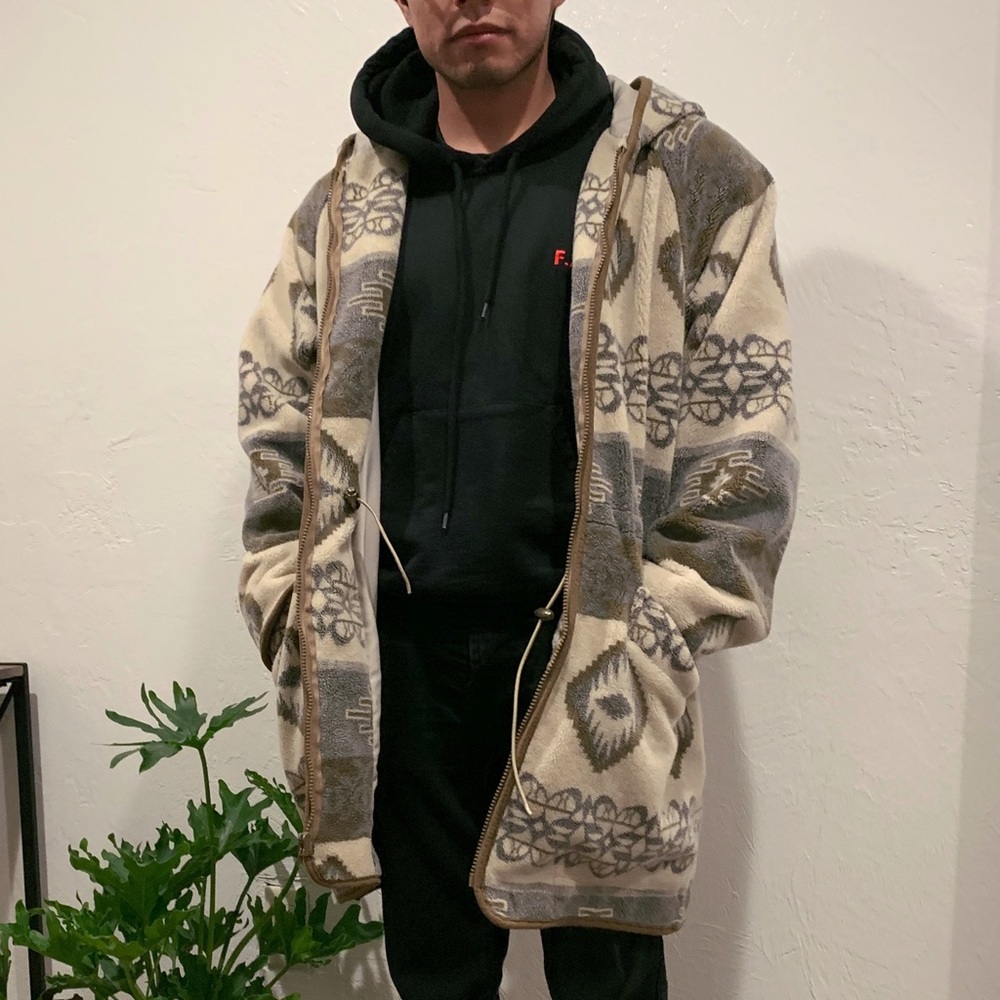 Pattern vintage coat
